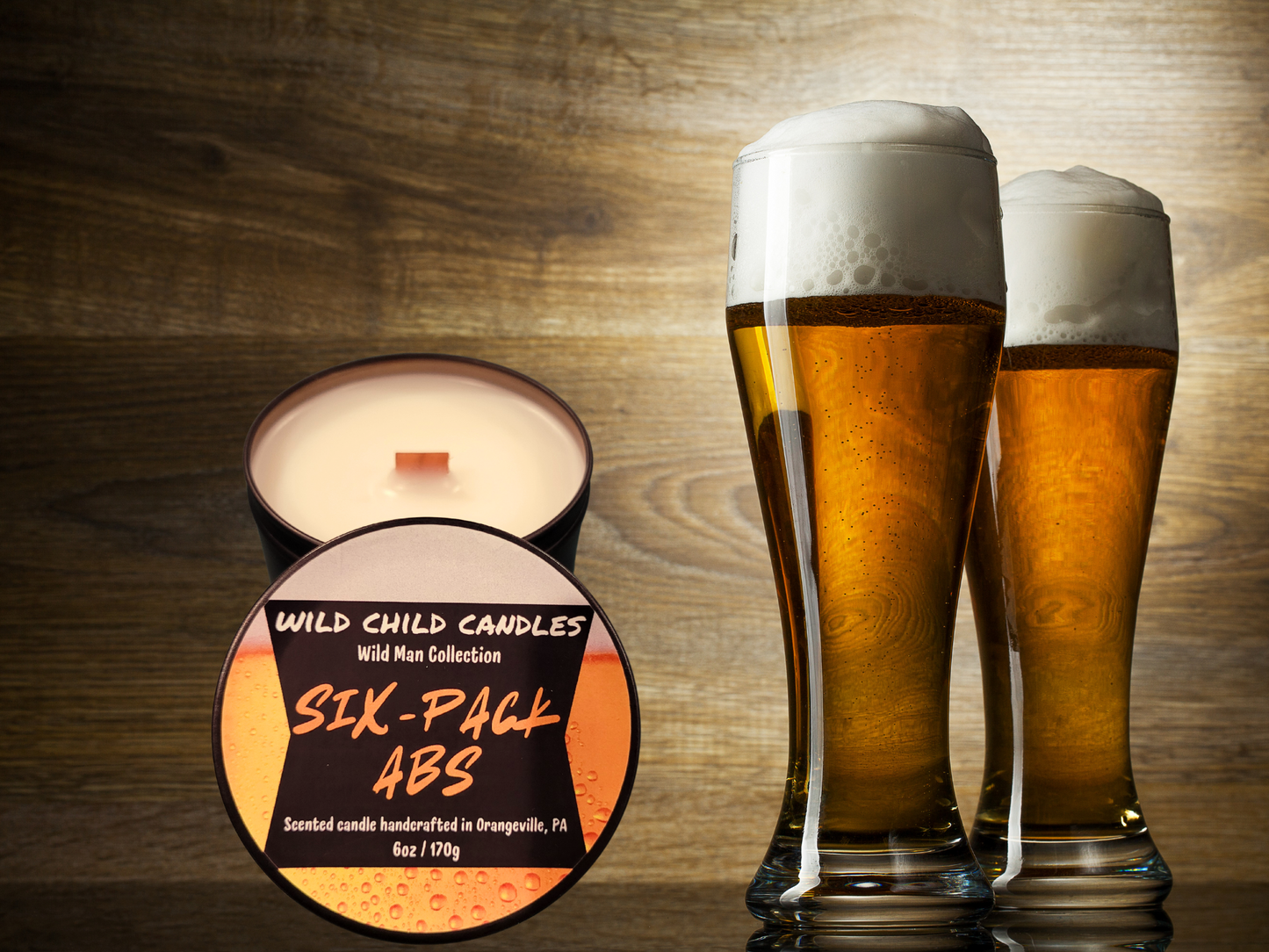 Six-Pack Abs Candle