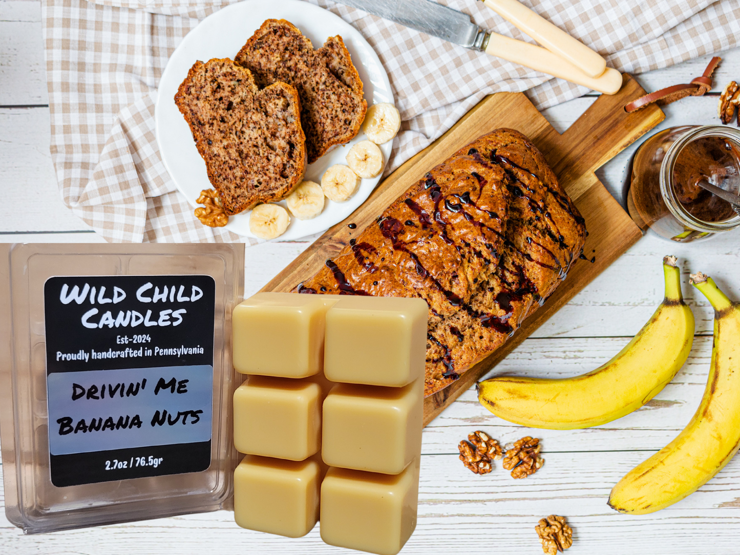 Drivin' Me Banana Nuts Wax Melt