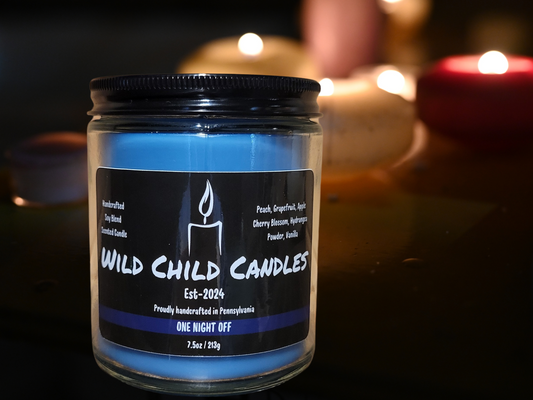 One Night Off 7.5oz Candle