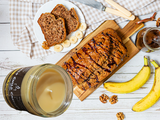 Drivin' Me Banana Nuts 7.5oz Candle