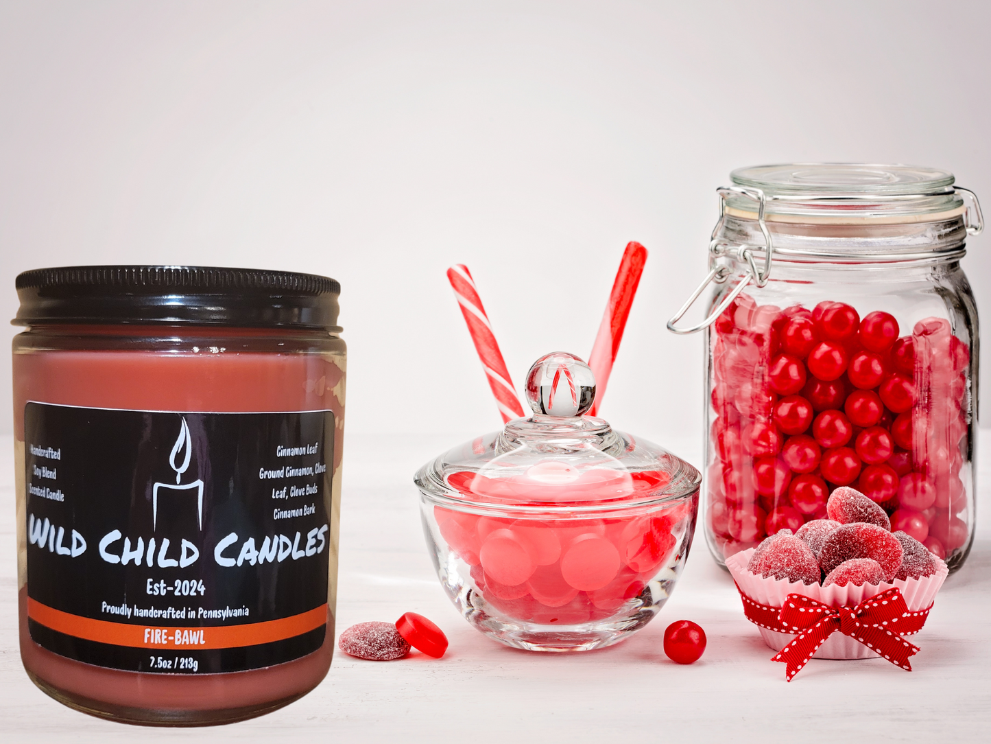 Fire-Bawl 7.5oz Candle