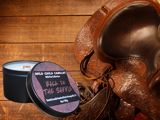 Back In The Saddle Candle