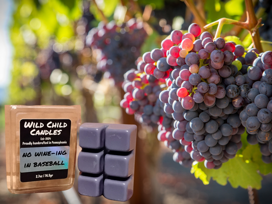 No Wine-ing In Baseball Wax Melt