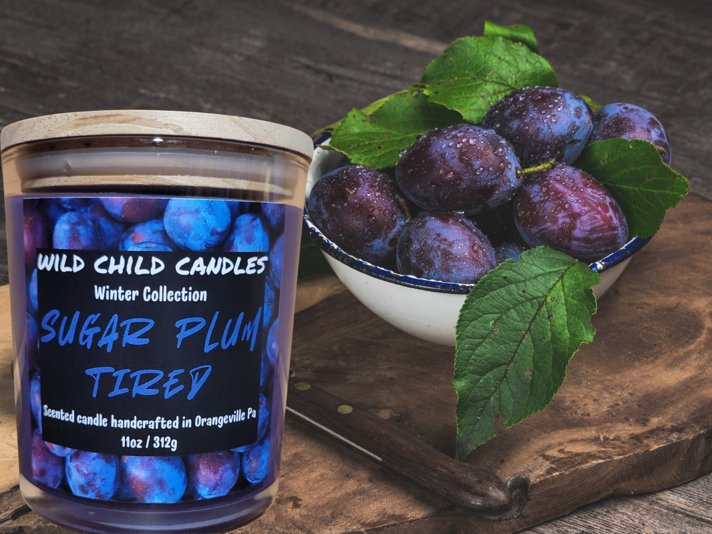 Sugar Plum Tired Candle